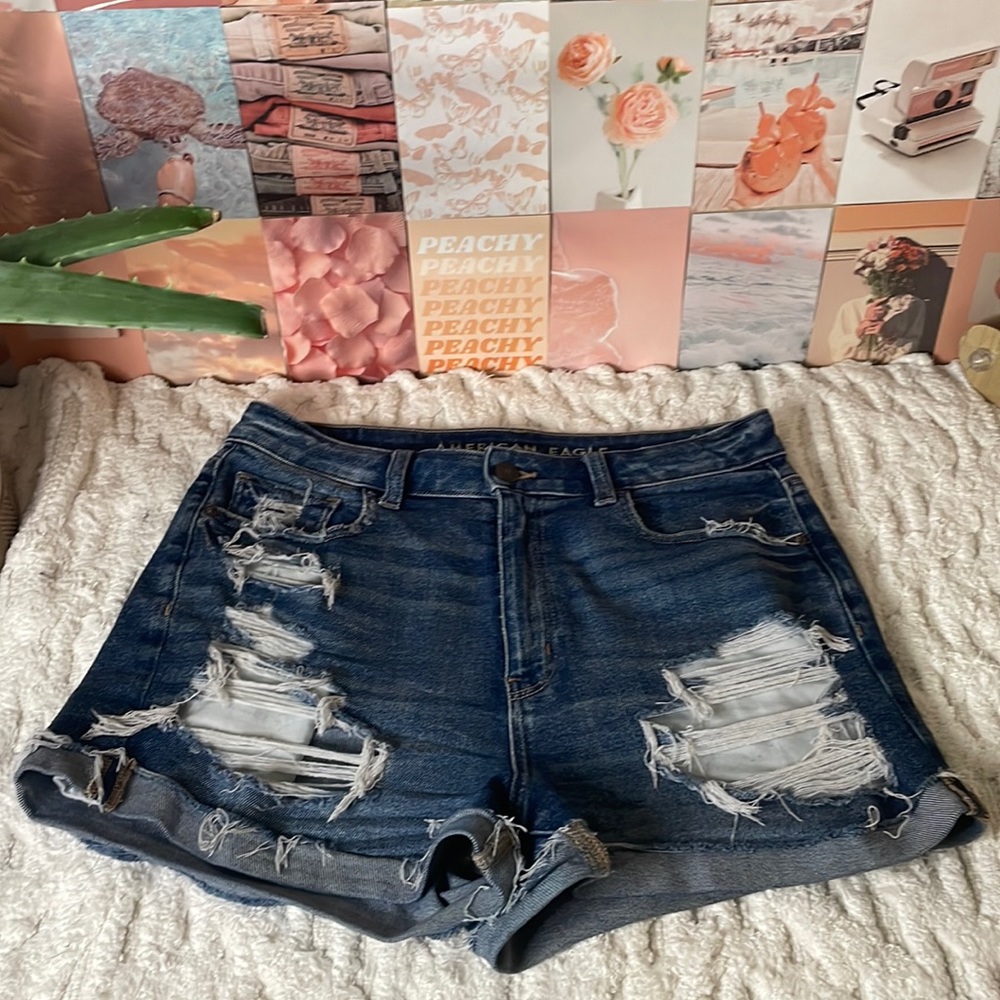 COPY - These are super cute, comfortable, mom shorts, from American Eagle 🦅